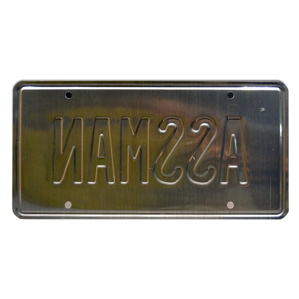 2024 Metal Manufacturer Wholesale Design Branding Pattern Embossed Decorative Aluminum Car Number Plates License Plate Custom