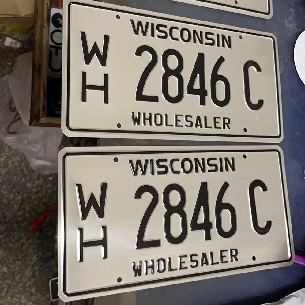 American Car Plates Russian Car Number Plate Car Number Plate Material Aluminum USA Style Custom Number