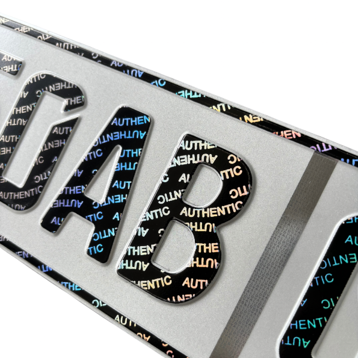 European Congo High Quality Factory Wholesale Titanium Laser Embossed Metal Car License Plate