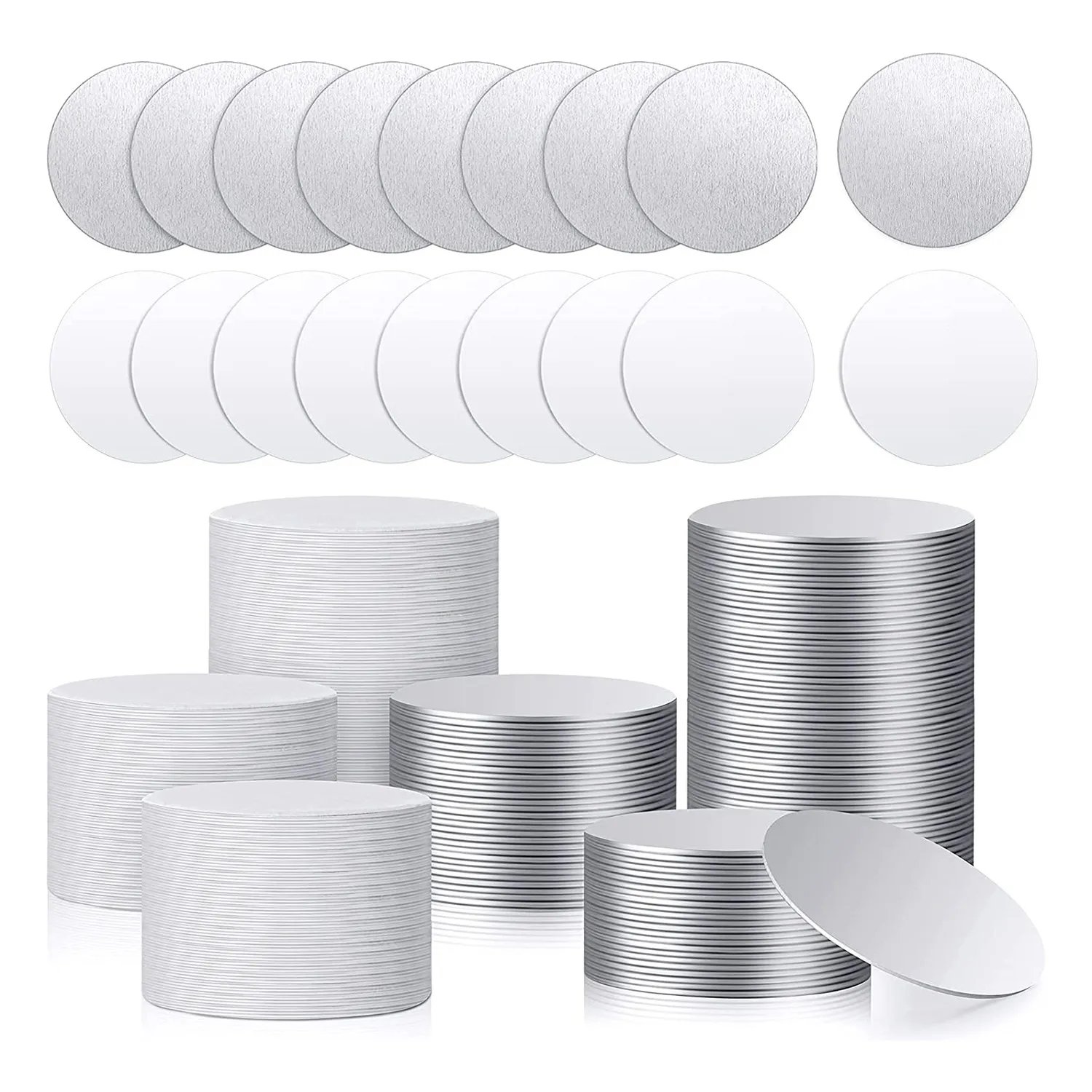 Custom Sublimation Blanks Aluminum Round Discs Photo Frames Coated Sheets Plates for Sublimation Printing