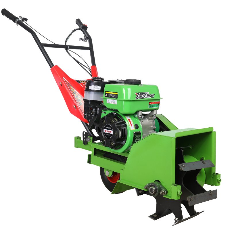 Two wheel drive micro gasoline weeder light hand-push moto cultivator tiller engine agriculture cultivator