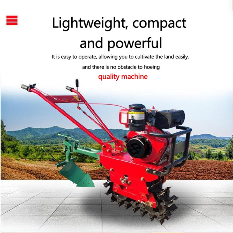 3 hp Garden farm chain diesel engine cultivator power tiller 5hp
