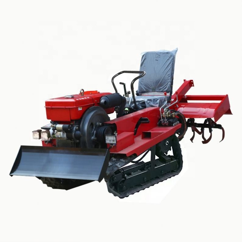 Crawler Agricultural Machinery Farming Equipment Farm Tillers Cultivators Rubber Tractor