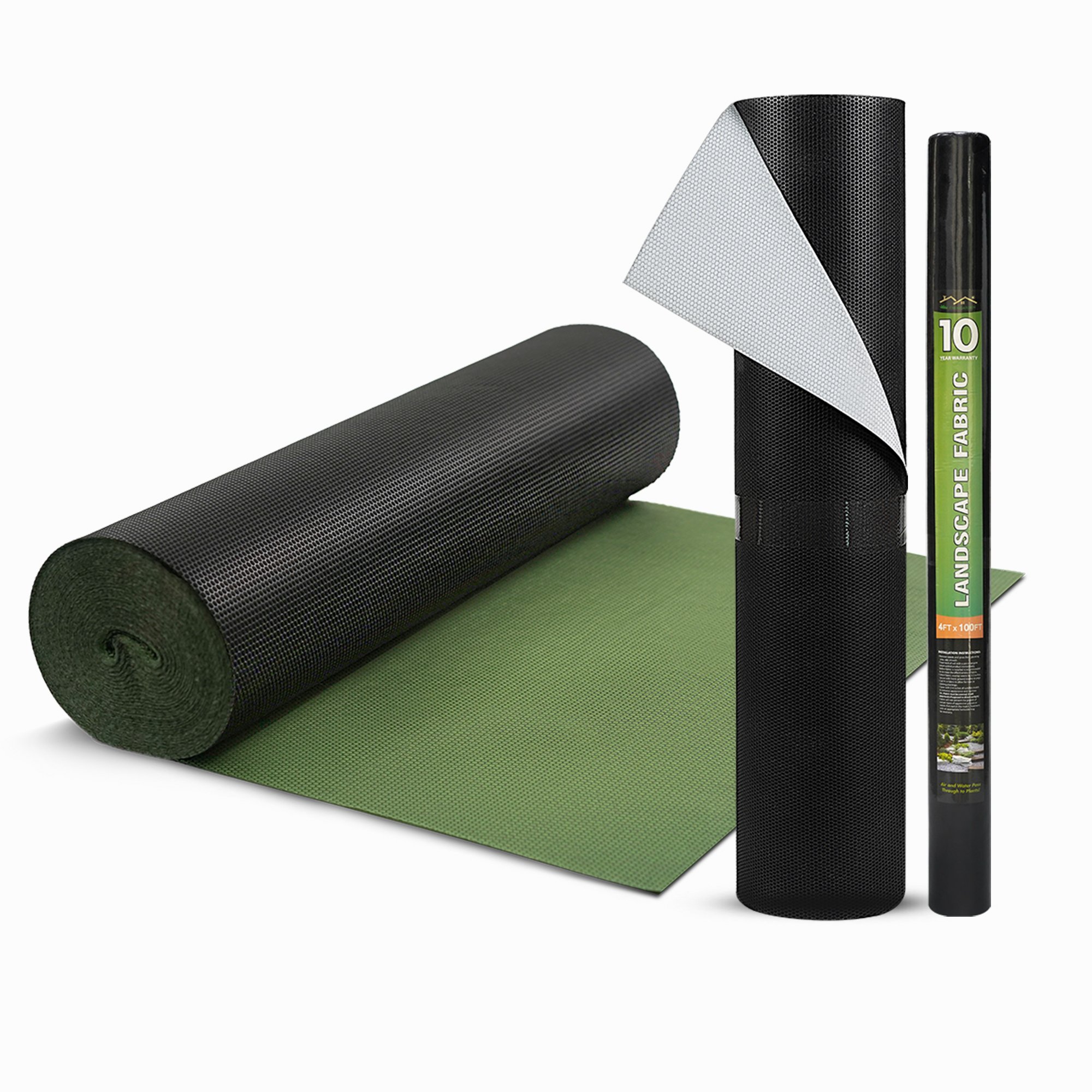 2.6ftx66ft Top Quality Gardening Mat High Permeability Landscape Fabric Weed Barrier Mat Good for Weed Blocker