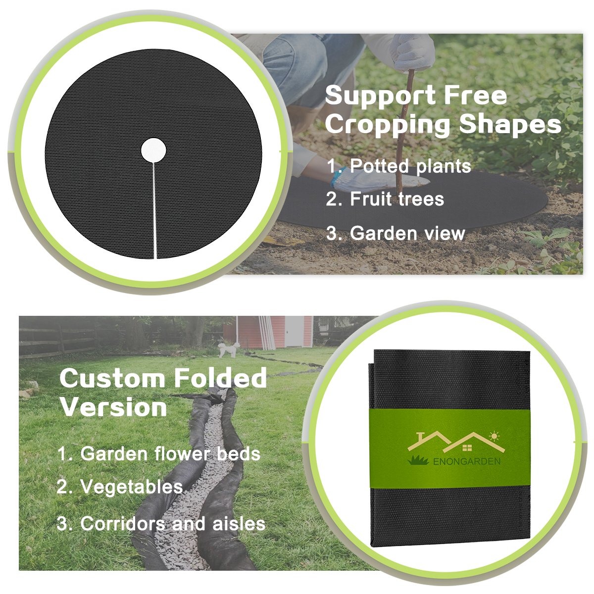 2.6ftx66ft Top Quality Gardening Mat High Permeability Landscape Fabric Weed Barrier Mat Good for Weed Blocker