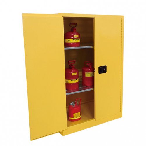 Top Quality All-Steel Chemical Dangerous Goods Secure Storage Cabinet (227L/60Gal) With Safety Padlock
