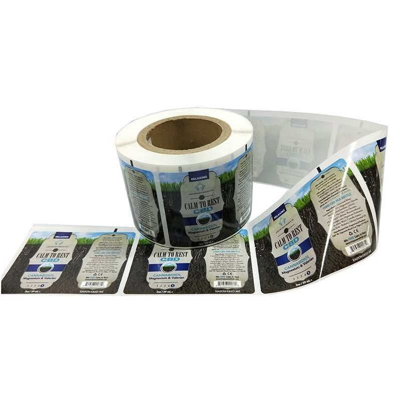 OEM custom Various types of labels Fertilizer herbicide and other crop fertilizer packaging label