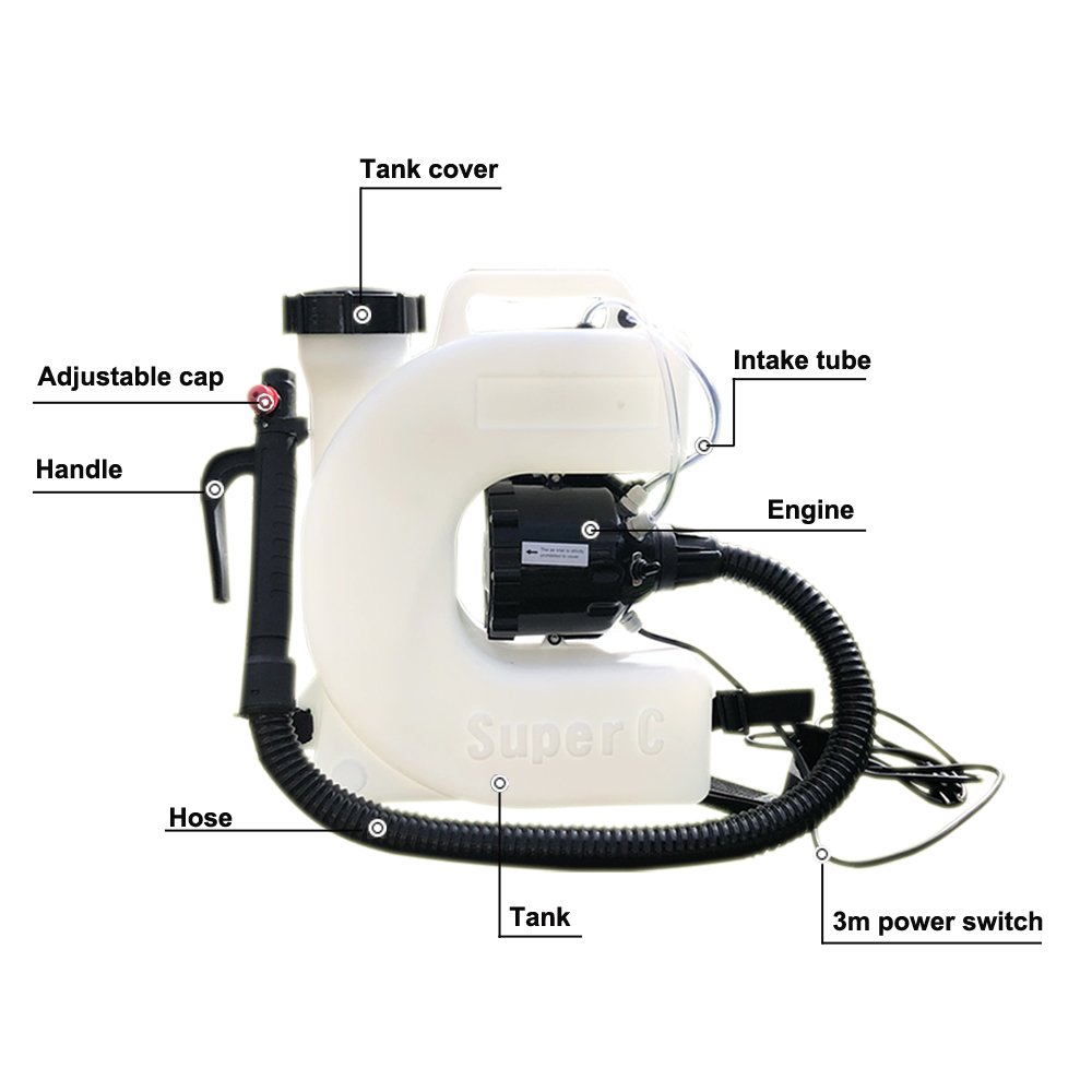 Backpack Mosquito Sprayer Mist Blower Atomizer Electric ULV weed killer FOGGER Machine for Bacteria Insect Pest Control fogging