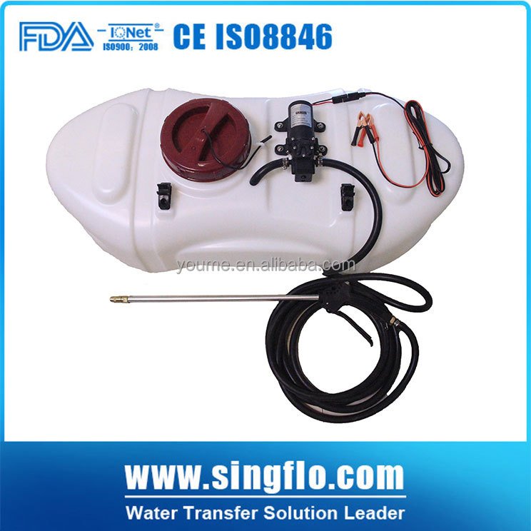 Singflo 60L ATV electric tractor mounted agricultural boom sprayers with tank