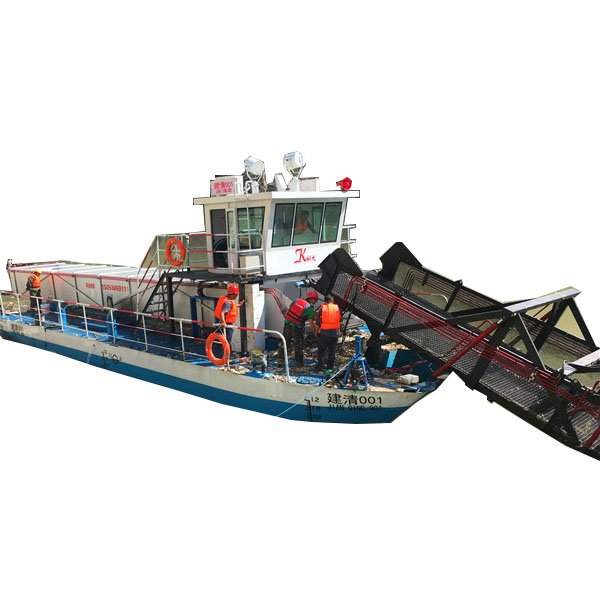 KEDA Cheap motorized water hyacinth harvester/mowing boat for sale