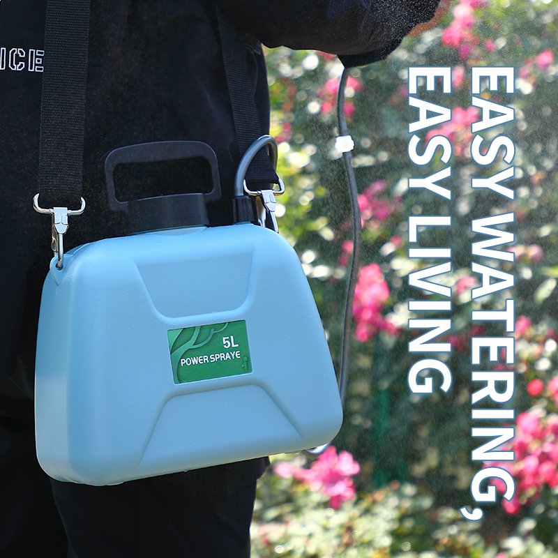 Shoulder 5L Electric Gardening USB Charging Lithium Battery Sprayer For Watering And Spraying Pesticides