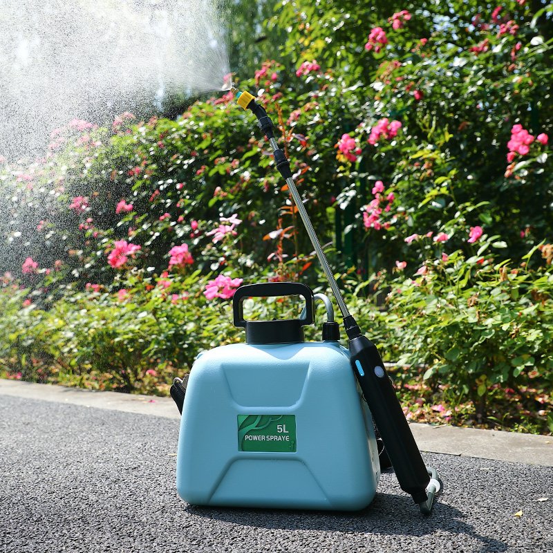 Shoulder 5L Electric Gardening USB Charging Lithium Battery Sprayer For Watering And Spraying Pesticides