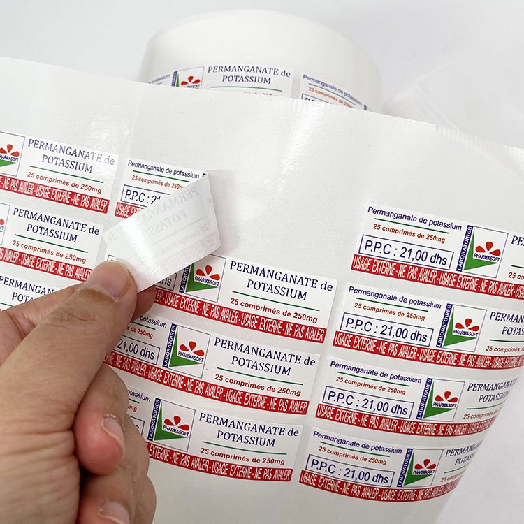 Manufacturer high quality herbicide Glyphosate label booklet label multi layer sticker