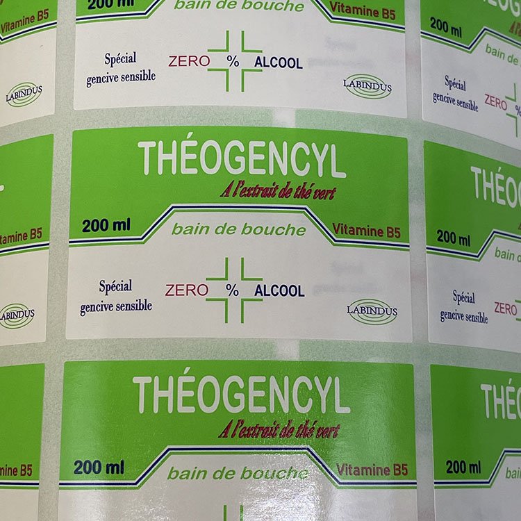Manufacturer high quality herbicide Glyphosate label booklet label multi layer sticker
