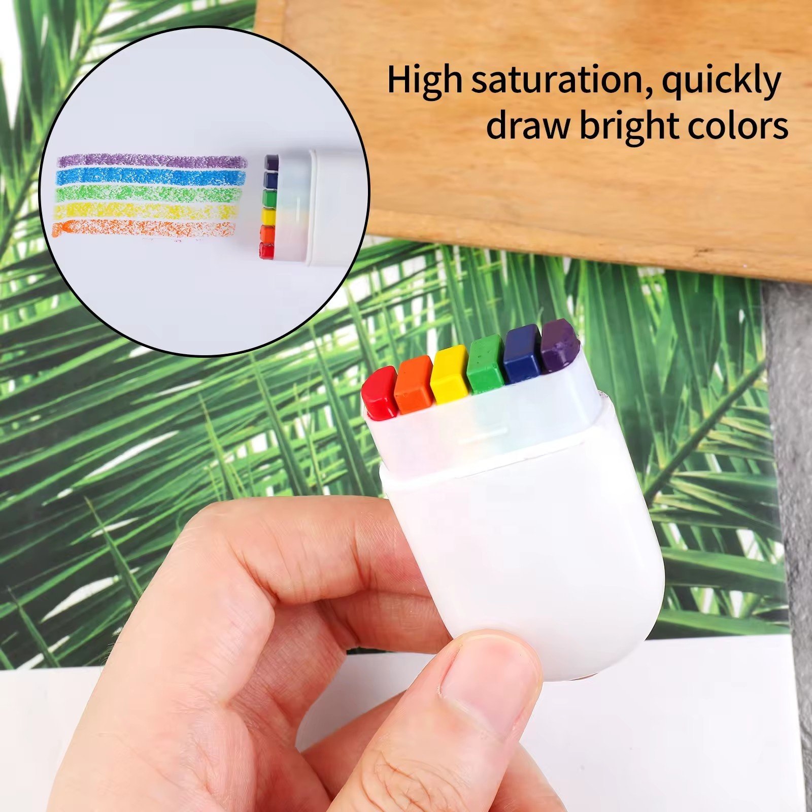Hot Selling Non-Toxic Rainbow Face Paint in Bright Colors Top Art Supply Perfect Rainbow Face Paint &Pride Makeup