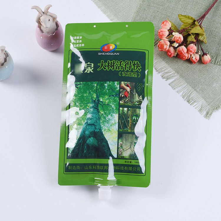 Tree Nutrient Spout Pouch Bag Plastic Water-soluble Fertilizer Bag Herbicide Bactericidal Powder Packing Liquid Bag