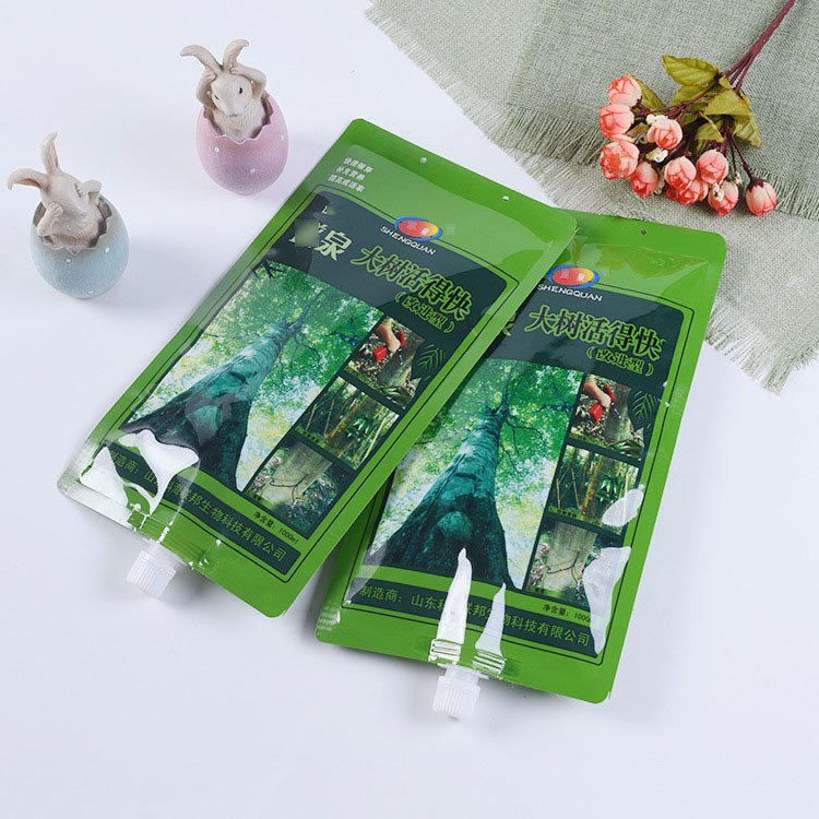 Tree Nutrient Spout Pouch Bag Plastic Water-soluble Fertilizer Bag Herbicide Bactericidal Powder Packing Liquid Bag