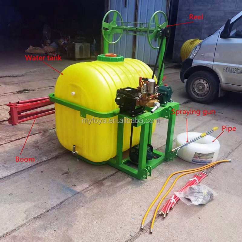 Factory direct price self-propelled agricultural pesticide tractor mounted small boom sprayer for farmland and lawn