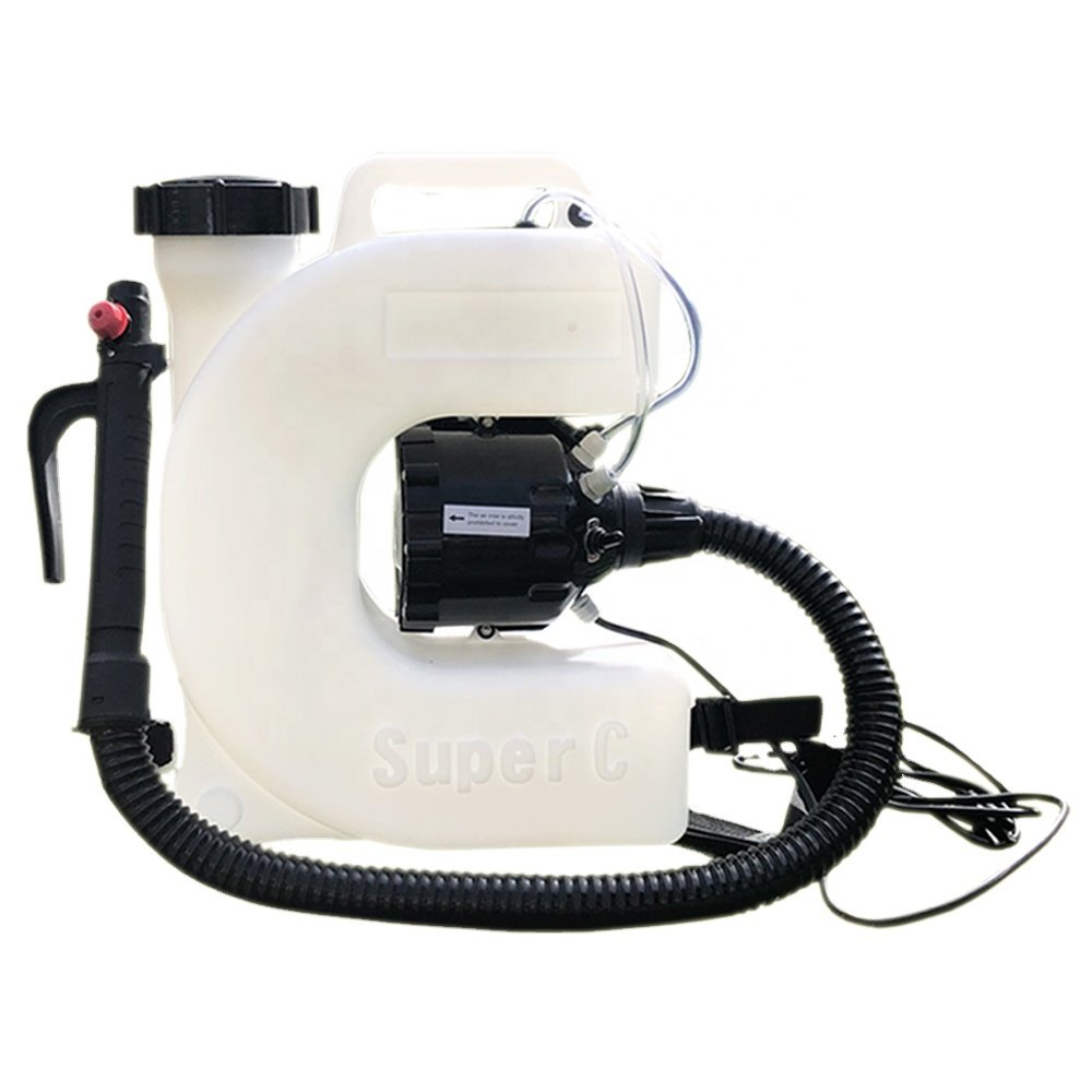 Mini Fog Machine ULV Cold Fogger Portable Electric Hospital Disinfection Sprayer 4 5L 1200W Box Power Pump Adjustable Plastic