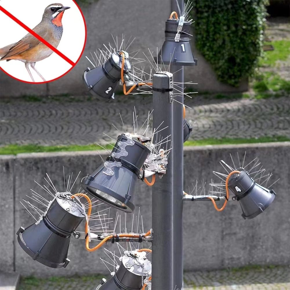 DIY Stainless Steels and Plastic 50cm Bird Spike Control Anti Bird And Pigeons Spikes bird spikes manufacturer