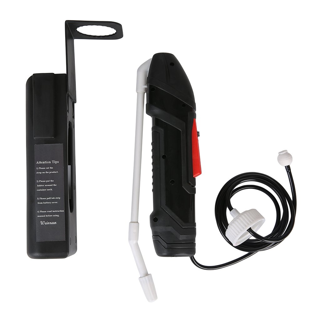 Battery-powered ready-to-use extendable comfort wand sprayer with water bag or gallon bottle