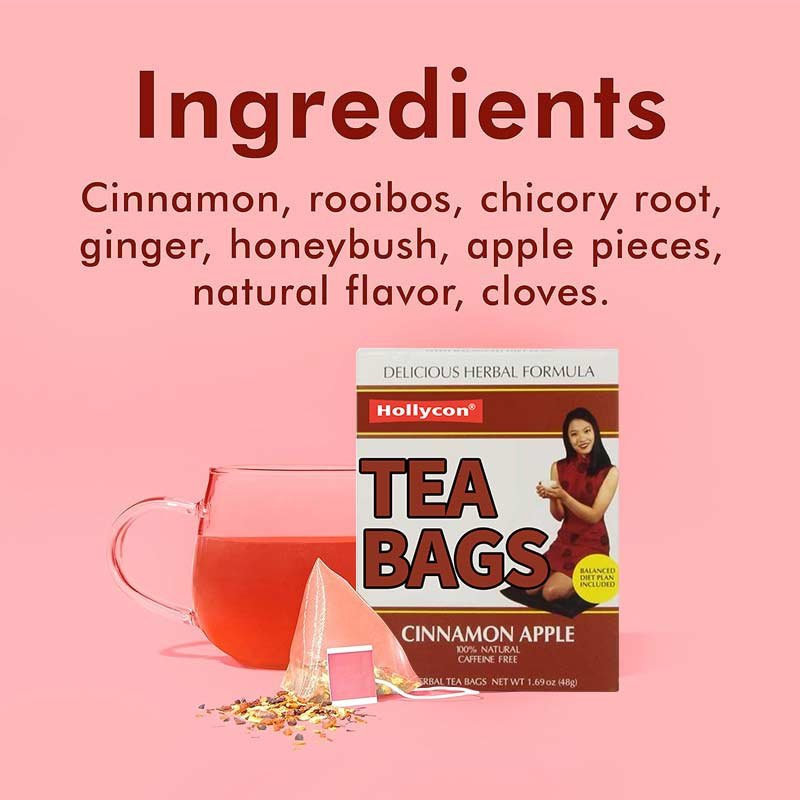 OEM Factory Wholesale Herbal Slim Supplement Slimming Detox Beauty Tea Cinnamon Apple Slim Tea Bag