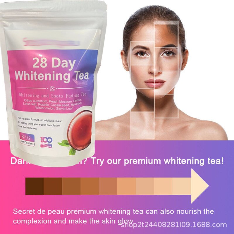 Private Label Skin Beauty Whitening Glow Tea Natural Herbal Lightening Tea to Remove Wrinkles Slimming Flavor Tea