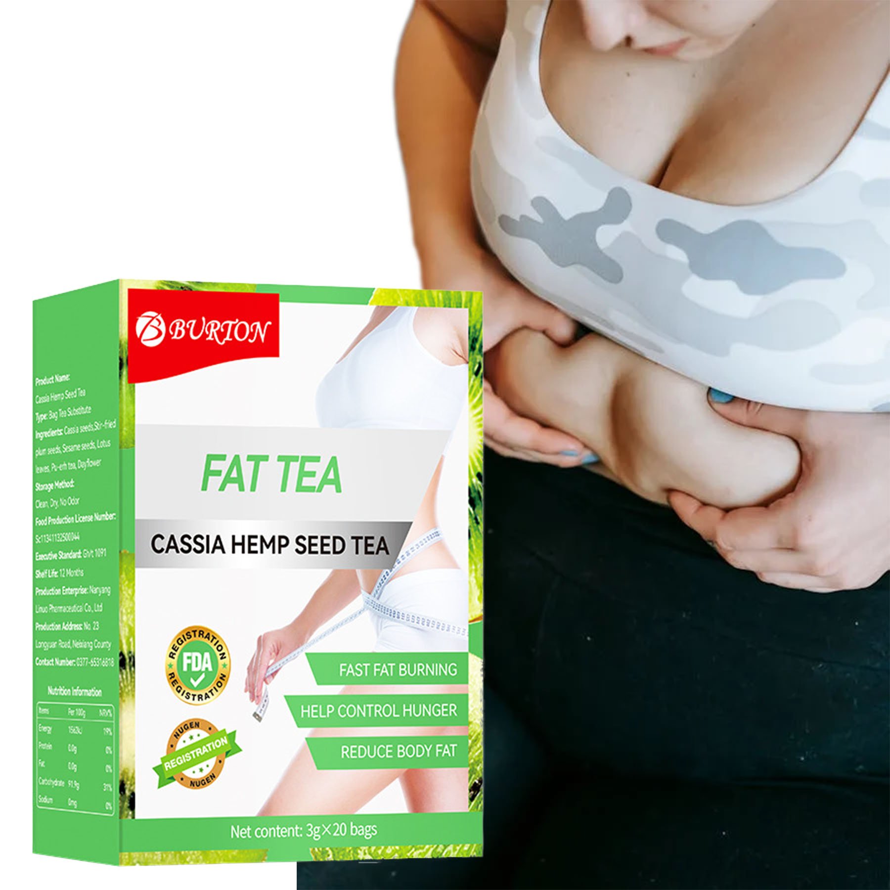 Mcsartea Health Herbs Flavored 20Day Fast Detox Shaped Skinny Tetox Flat Tummy slimming Tea