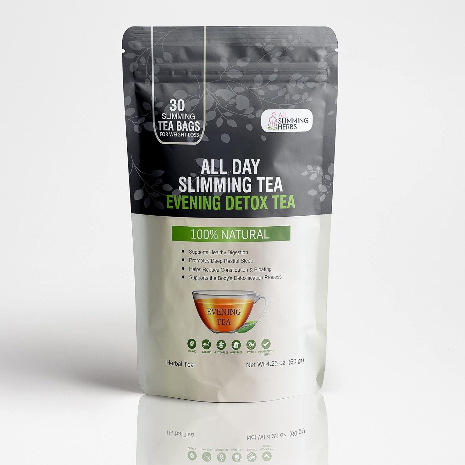 Morning And Evening Detoxification Oil Scraper Flat Stomach Natural Herbal slimming Tea Bag