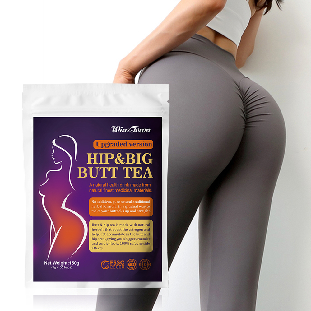 Hot Selling Breast Enhancement and Butt Booster Food Supplements Freshly Processed Hip and Bum Bigger Powder in Bag Packaging