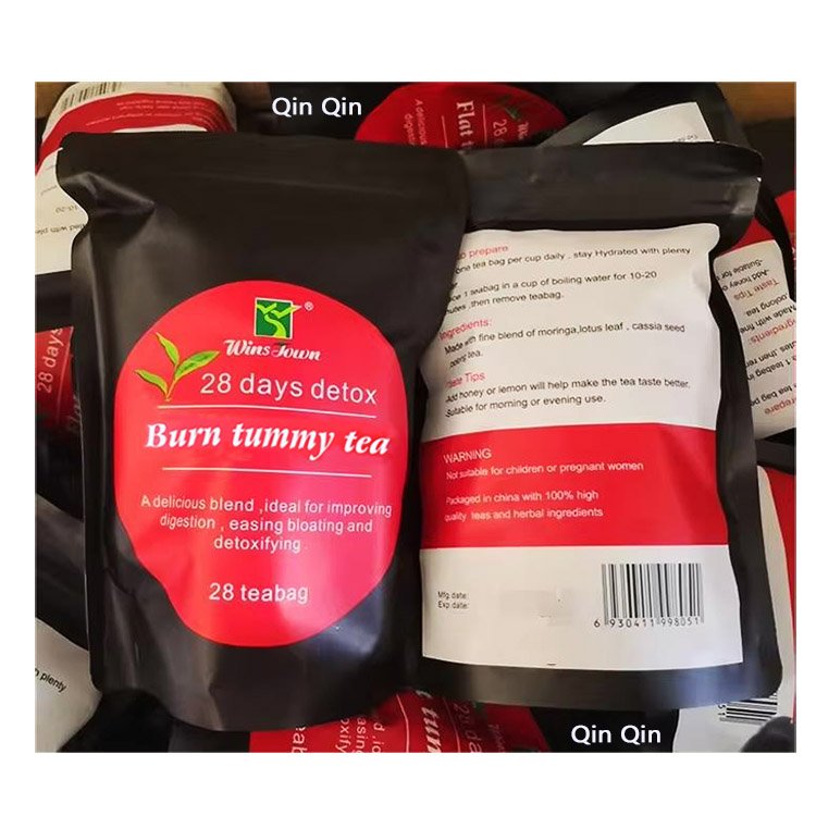 moringa thin tummy tea 28days custom OEM moringa fat burning fast factory moringa thin tummy tea 28day detox tea slimming food