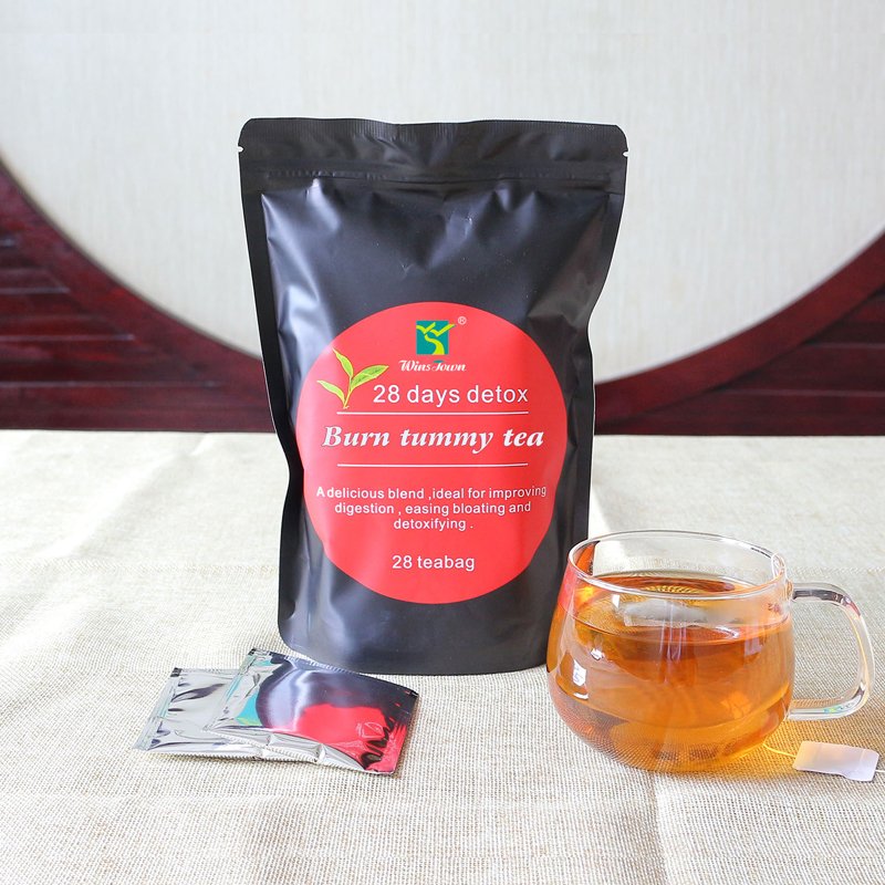 moringa thin tummy tea 28days custom OEM moringa fat burning fast factory moringa thin tummy tea 28day detox tea slimming food