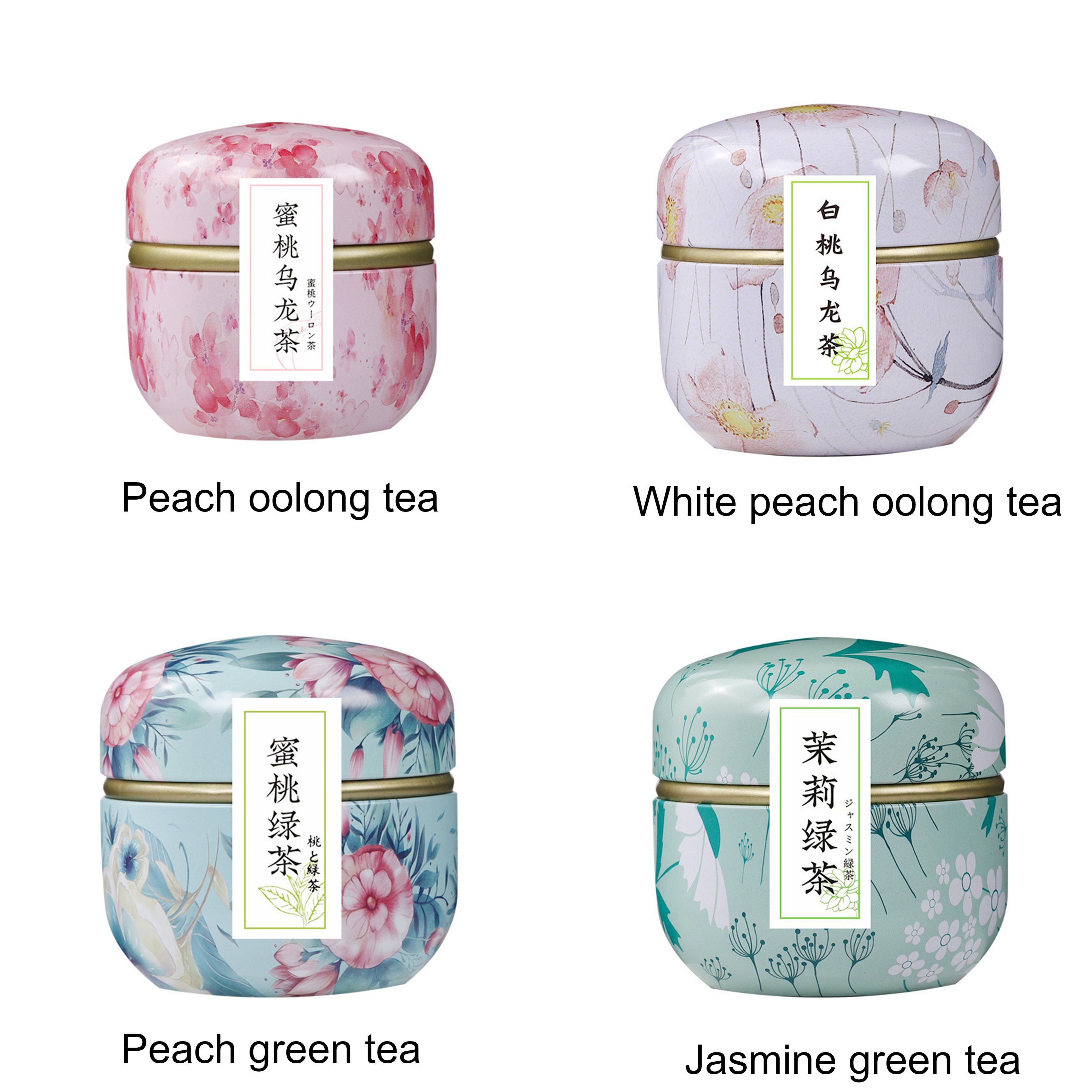 Triangle Bag Peach Oolong Slimming Tea White Peach Red Bean Coix Rice Chrysanthemum Cassia Seed Canned Combination Flavorful Tea