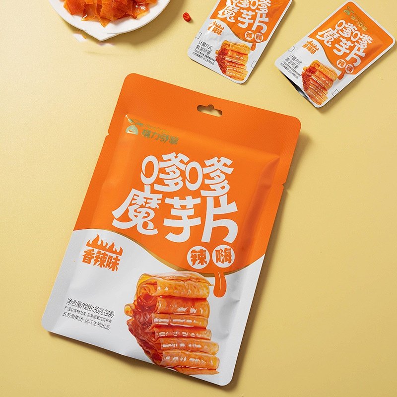 Spicy Flavor Konjac Slices Snacks for Movie-Watching