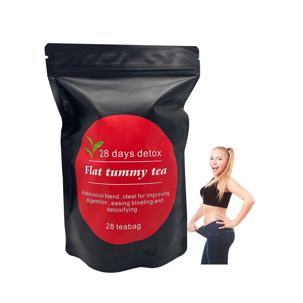 Hot selling private label high quality 100% natural herbal tea Flat tummy tea detox fat burning slim detox tea