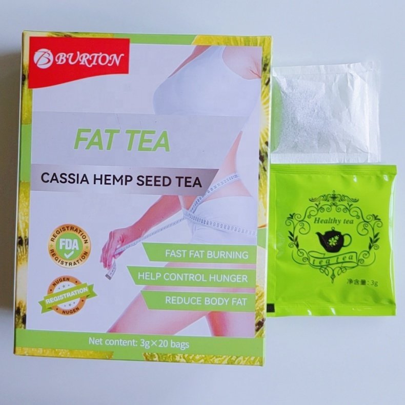 Best Slimming Tea for Flat Tummy Organic Detox Green and Herbal Tea in Box Packaging for Weight Loss