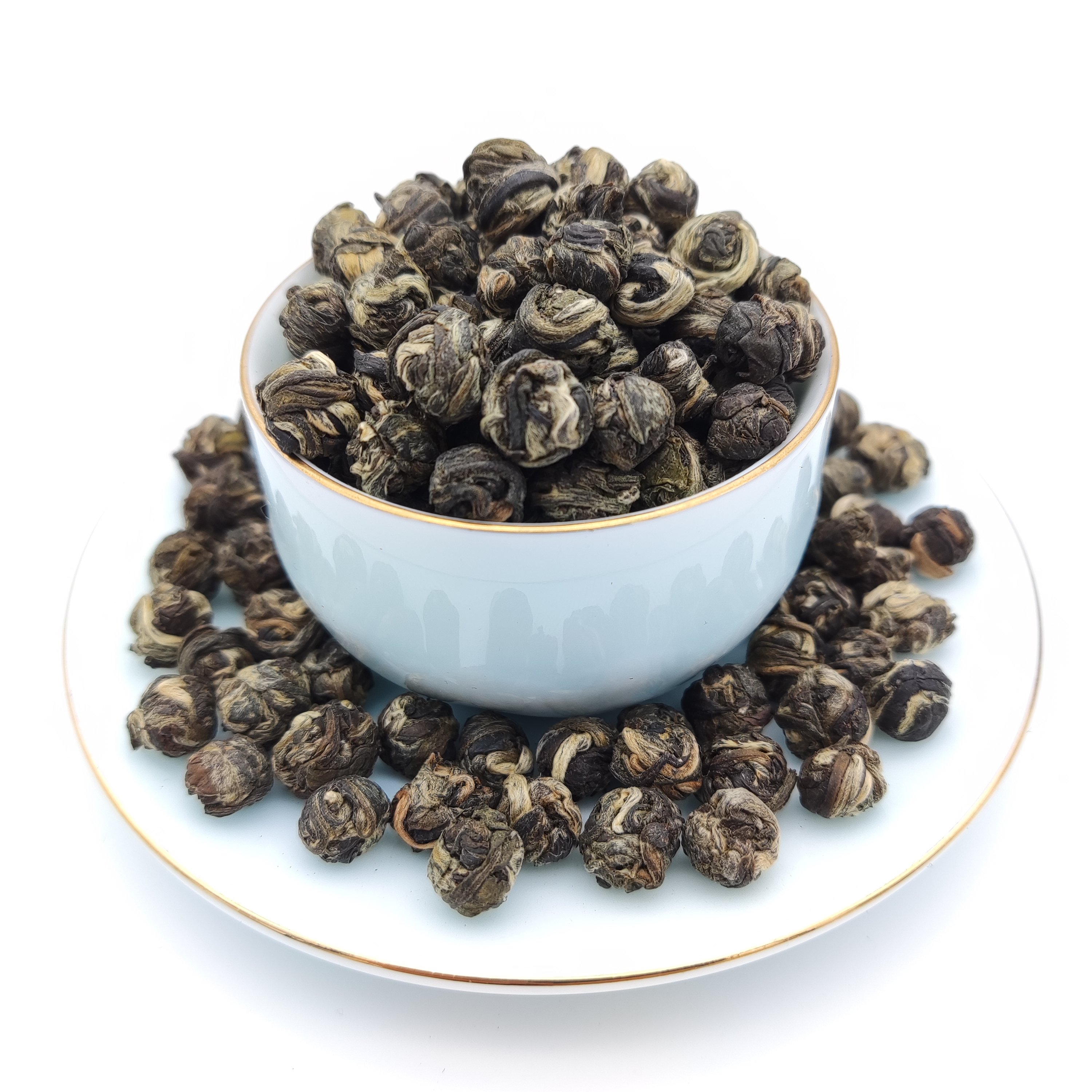 High Demand 2024 Trendy Handmade Prime Strong Aroma 100% Pure Natural Chinese Unique Jasmine Dragon Pearl Green Tea