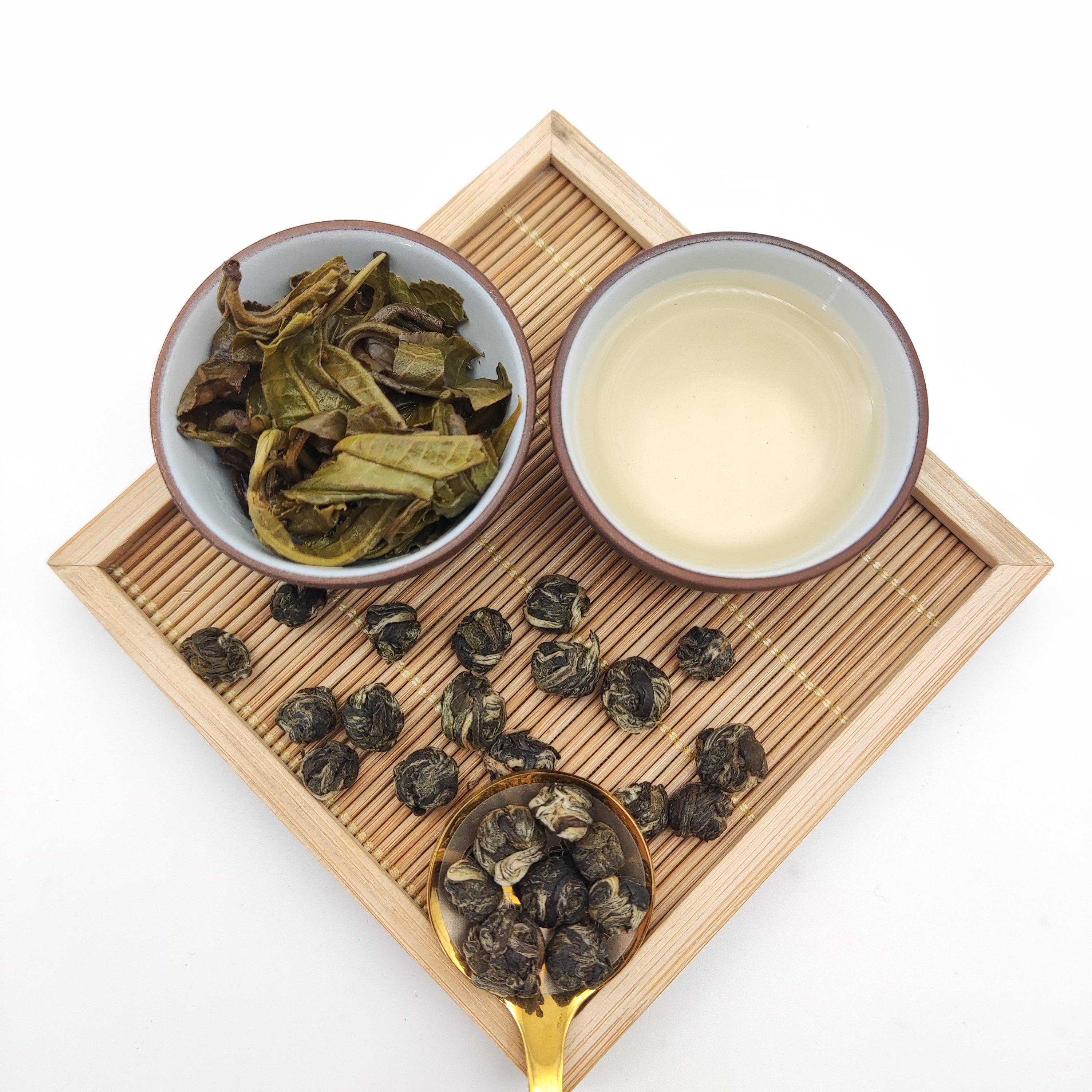 High Demand 2024 Trendy Handmade Prime Strong Aroma 100% Pure Natural Chinese Unique Jasmine Dragon Pearl Green Tea