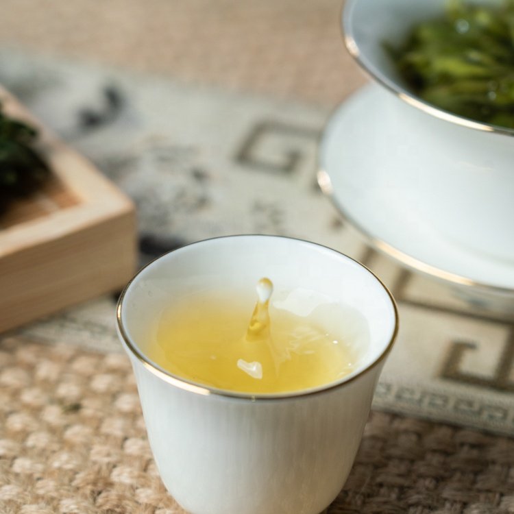 Organic Green Peony Tea Lu Peony-Mo Ju Handmade Chinese Slimming Tea Raw Processing Packaged in Bulk Boxes Bags Cups