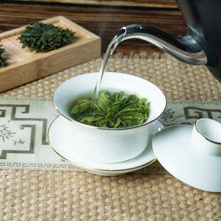 Organic Green Peony Tea Lu Peony-Mo Ju Handmade Chinese Slimming Tea Raw Processing Packaged in Bulk Boxes Bags Cups
