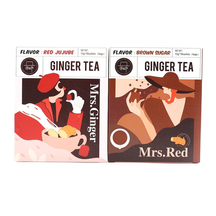 ginger tea granules organic herbal tea hot selling healthy tea
