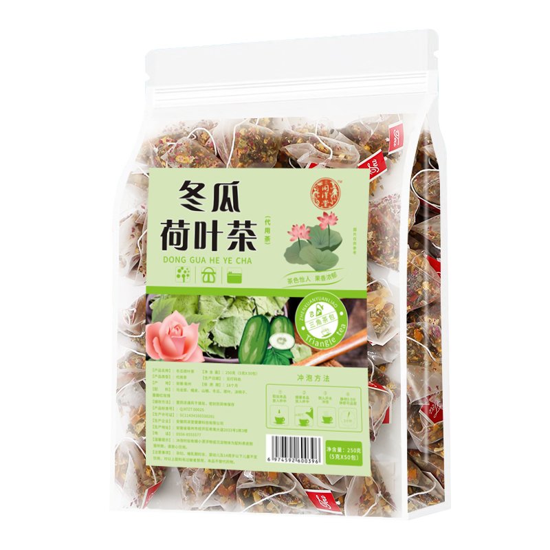 TZ005 Customized Super Herbal Detox Slim Tea Wax Gourd Lotus Leaf Herb Slimming Tea