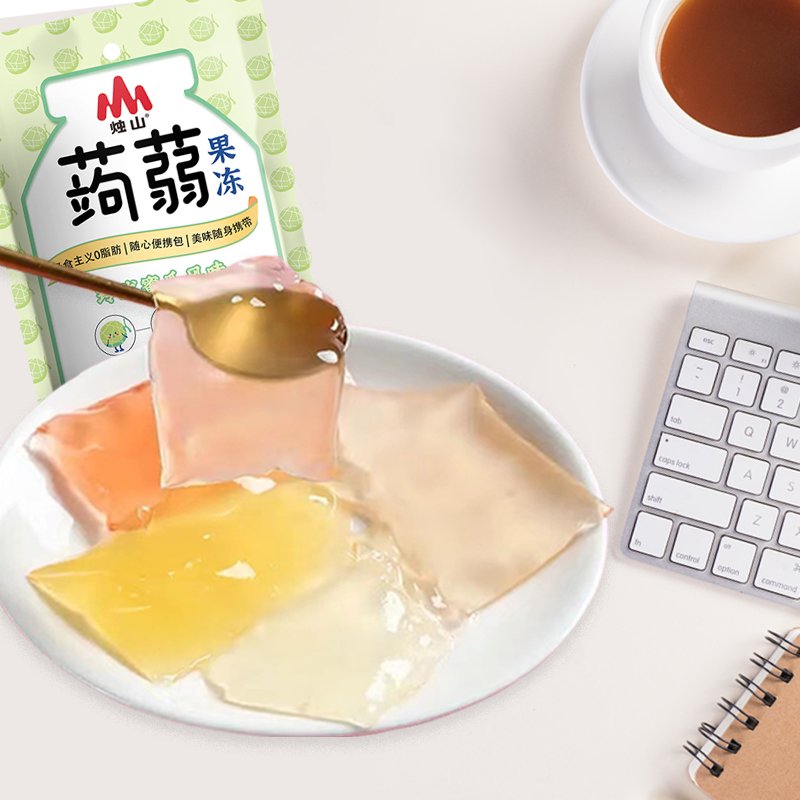 High Dietary Fiber Enzyme Konjac Jelly Snack Drinkable Grape Peach Flavor Weight Loss Jelly Body Slimming Konjac Jelly