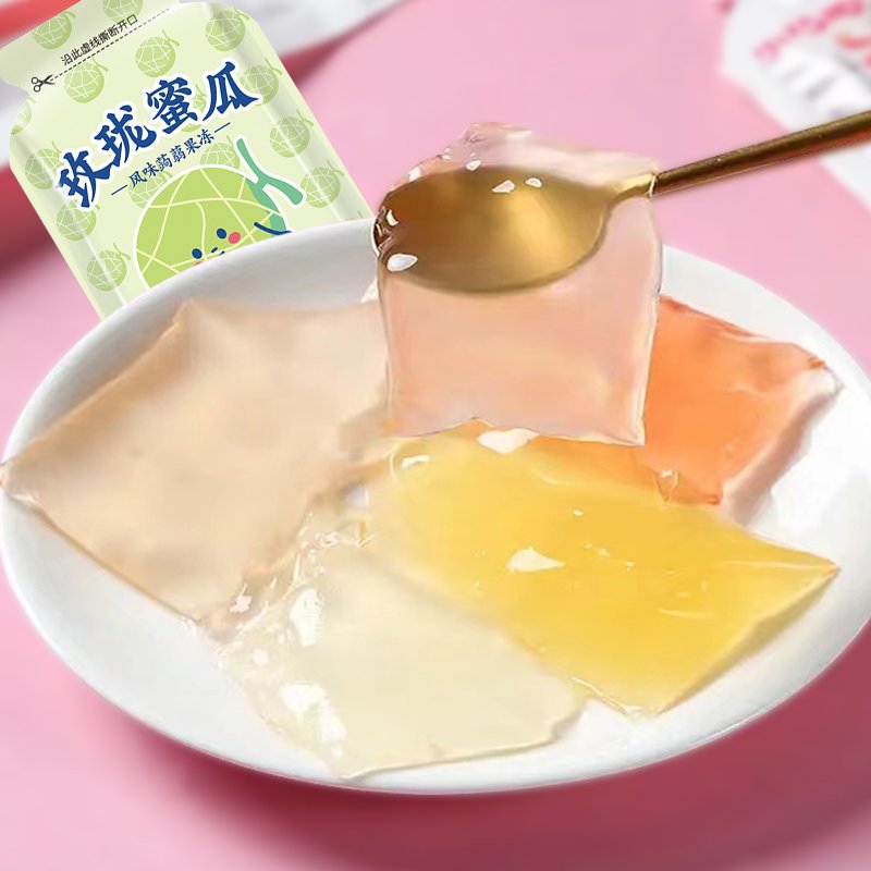 High Dietary Fiber Enzyme Konjac Jelly Snack Drinkable Grape Peach Flavor Weight Loss Jelly Body Slimming Konjac Jelly