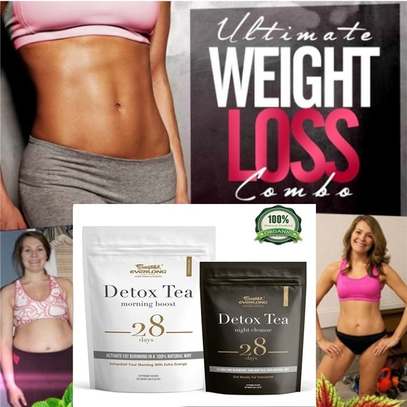 Private Label 28 Days Morning and Night Slimming Tea Detox Flat Tummy Tea