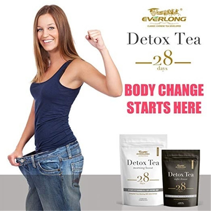 Private Label 28 Days Morning and Night Slimming Tea Detox Flat Tummy Tea