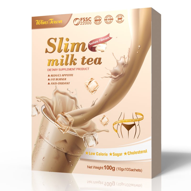 Milk tea Original taste Coffee flavor available natural healthy Diet control Powder Instant slim tea Weight loss products GMP