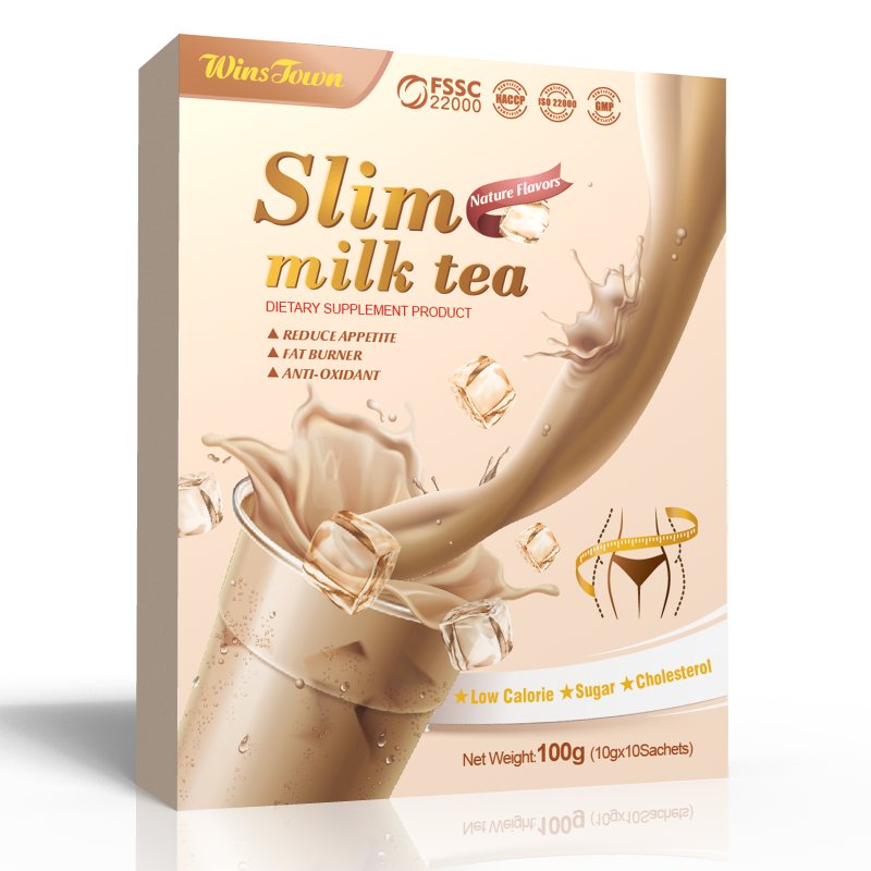 Milk tea Original taste Coffee flavor available natural healthy Diet control Powder Instant slim tea Weight loss products GMP
