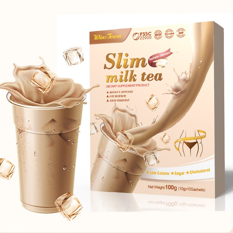 Milk tea Original taste Coffee flavor available natural healthy Diet control Powder Instant slim tea Weight loss products GMP