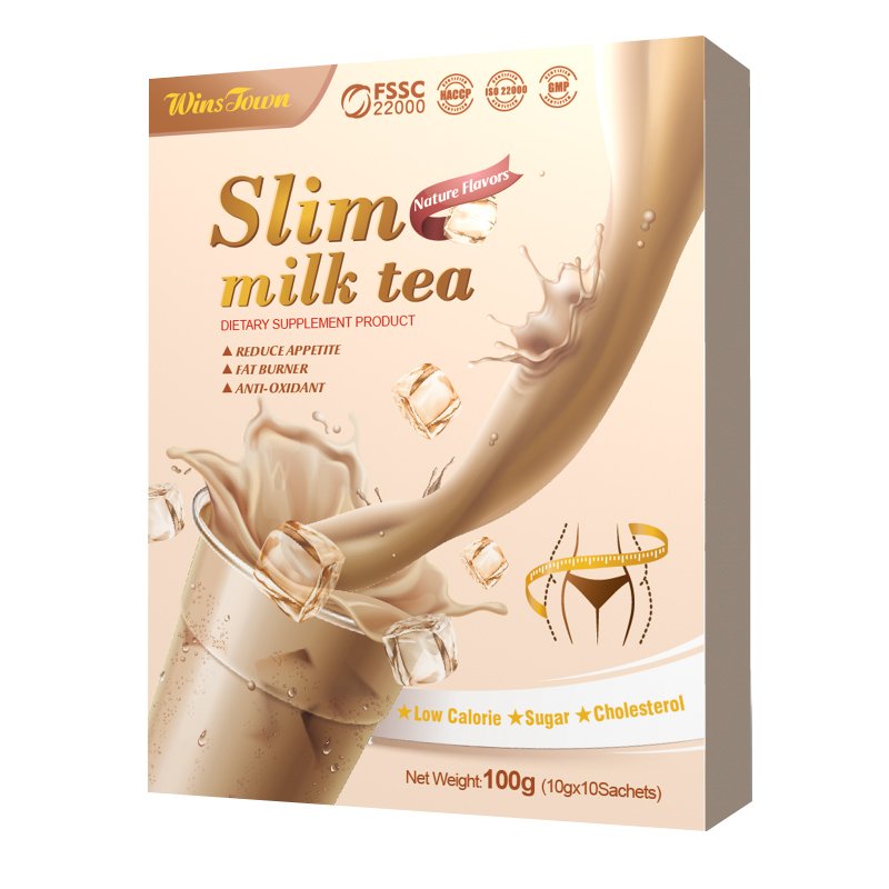 Milk tea Original taste Coffee flavor available natural healthy Diet control Powder Instant slim tea Weight loss products GMP
